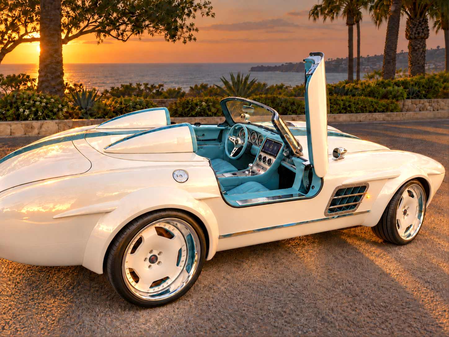 Speedster at sunset